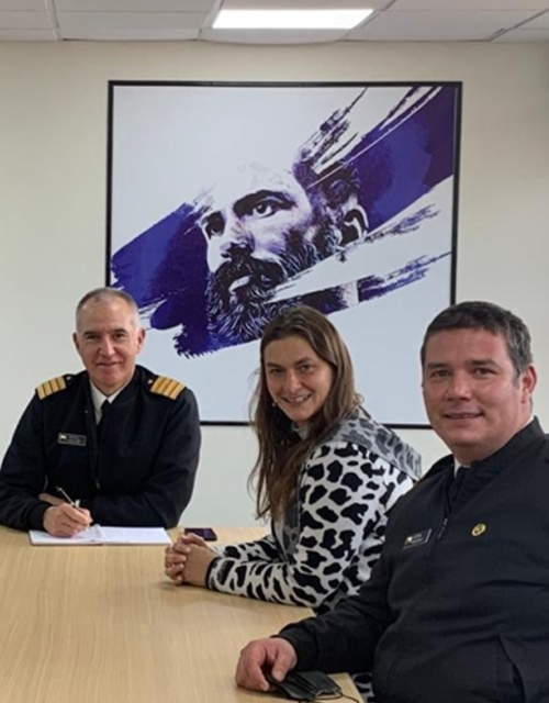 Departamento de la  Academia Politécnica Naval se reúne con la UNAB